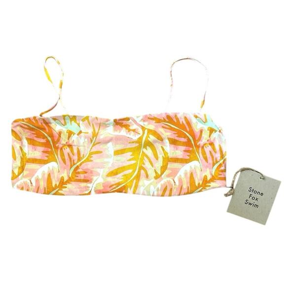 NWT Stone Fox Swim Bliss Bikini Top - Hot Tropix Print Size XL - Picture 3 of 6
